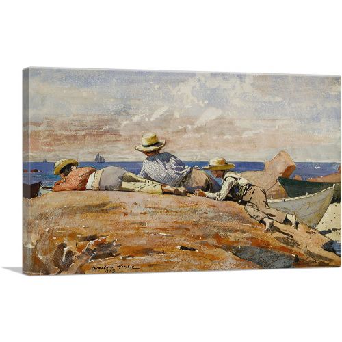 Three Boys on the Shore 1873