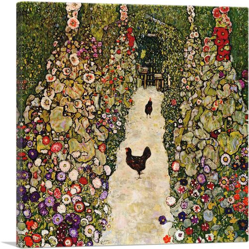 Garden with Roosters 1917