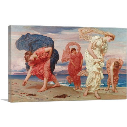 Greek Girls Picking up Pebbles by the Sea 1871
