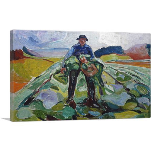 Man in the Cabbage Field 1916