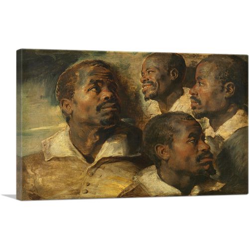 Four Studies of a Head of a Moor 1640