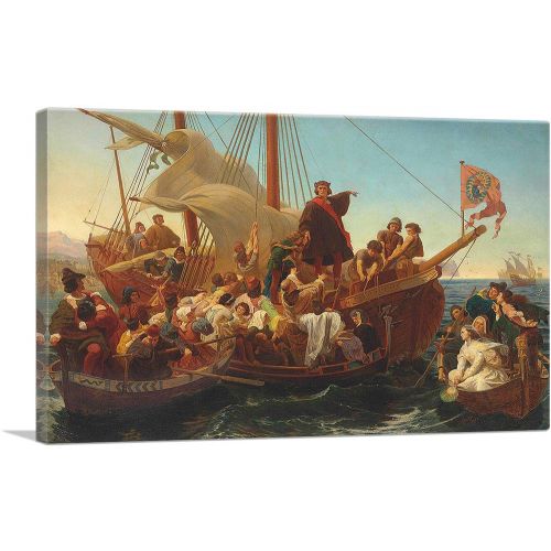 Departure of Columbus From Palos In 1492