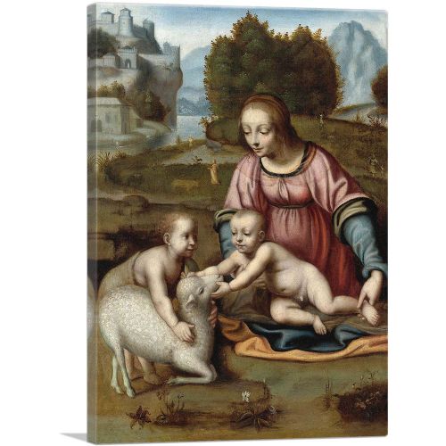 The Madonna And Child With The Infant St John Baptist