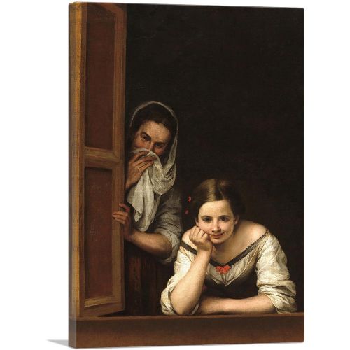 Two Women At a Window 1655