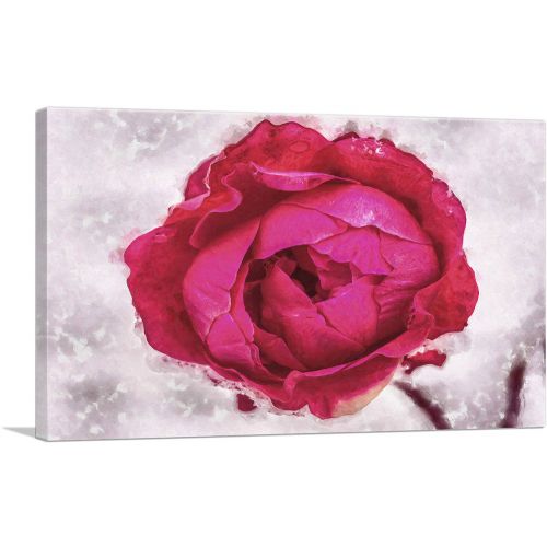 Red Flower Painting Home decor