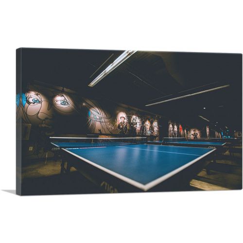 Table Tennis Ping Pong Club Grunge