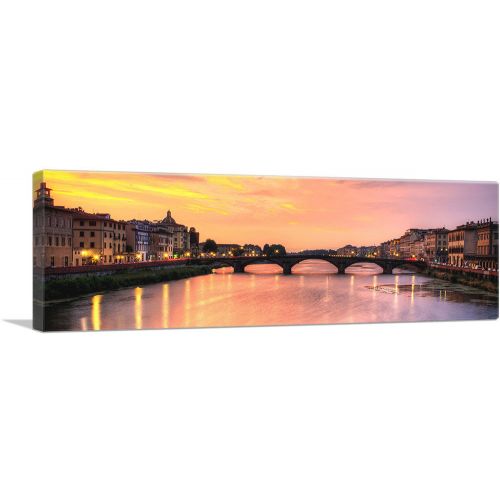Florence Italy Bridge Skyline Panoramic