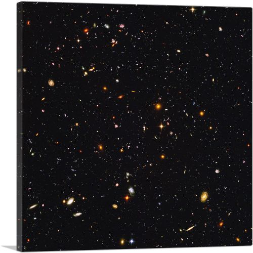 Original NASA Hubble Telescope Ultra Deep Field Space Photograph