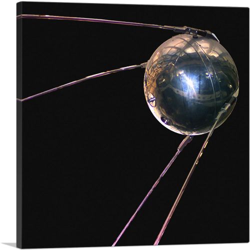 Sputnik 1 First Earth USSR Russian Satellite