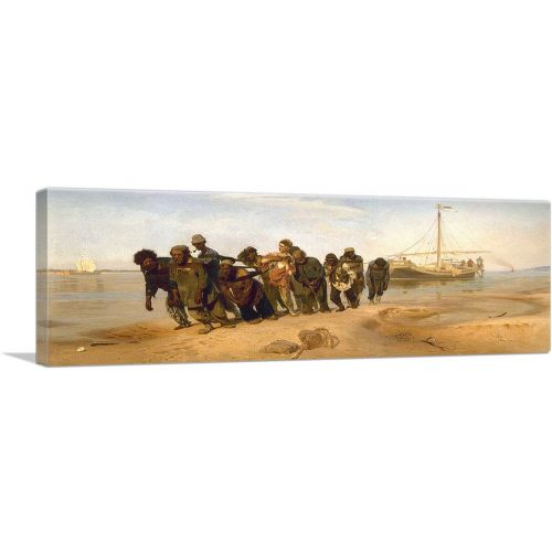 Barge Haulers On The Volga 1870