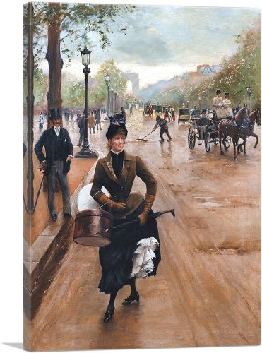 The Milliner On The Champs Elysees