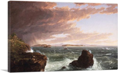 View Across Frenchman's Bay From Mt. Desert Island After a Squall 1845