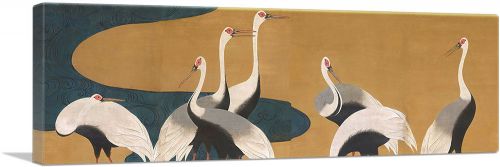 Cranes by Follower of Sakai Hoitsu