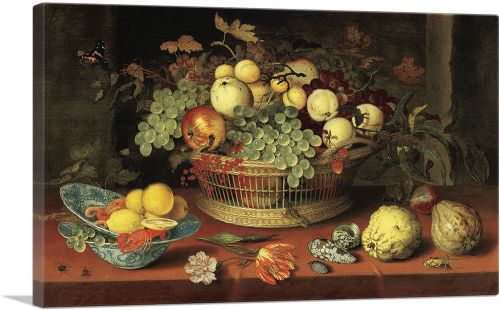 Still Life with Basket of Fruit 1622
