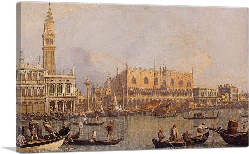 View of the Doge's Palace in Venice