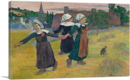 Breton Girls Dancing - Pont-Aven 1888