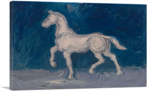 Plaster Statuette of a Horse 1886