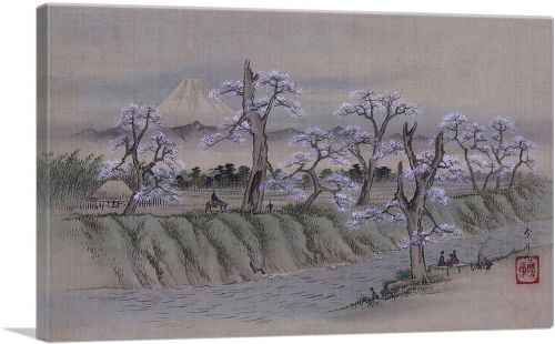 Riverbank at Koganei 1860
