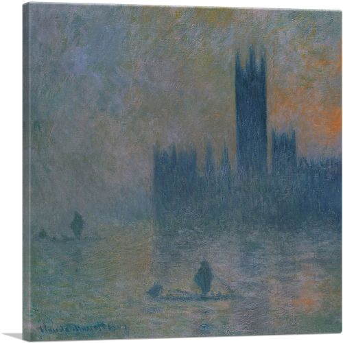 Houses of Parliament - Effect of Fog 1903