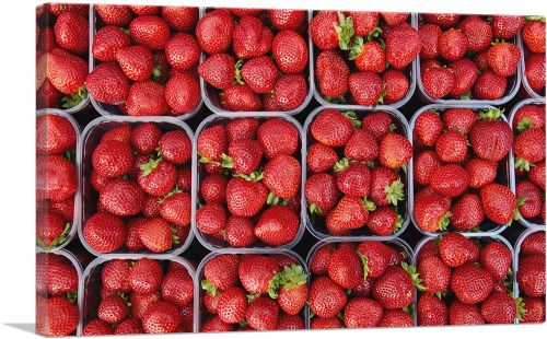 Strawberries Pattern Supermarket decor