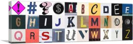 Photo Panoramic Full Alphabet Collection