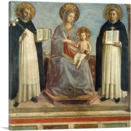 Virgin And Child St Anthony Of Padua St Thomas Aquinas
