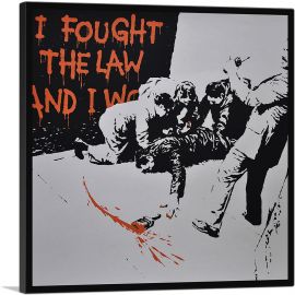 I Fought The Law And I Won-1-Panel-12x12x1.5 Thick