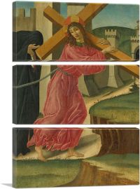 Christ Carrying The Cross 1490-3-Panels-90x60x1.5 Thick