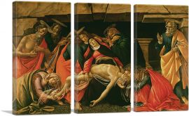 Lamentation over the Dead Christ 1492-3-Panels-60x40x1.5 Thick