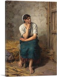 Peasant Girl Resting 1873