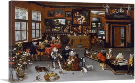 Archdukes Albert Isabella Visiting Collection Of Pieter Roose 1621