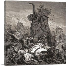 Death Of Eleazer 1866-1-Panel-26x26x.75 Thick