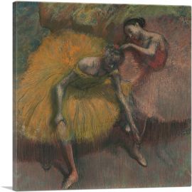 Two Dancers Yellow and Pink 1898
