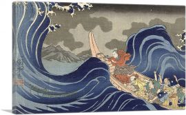 On the Waves at Kakuda on the Way to Sado 1837