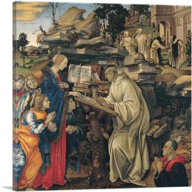Apparition Of The Virgin To St. Bernard 1486