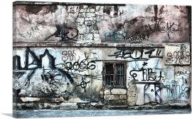 Graffiti on Broken Wall