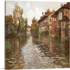 Along The River Beaulieu 1903-1-Panel-26x26x.75 Thick