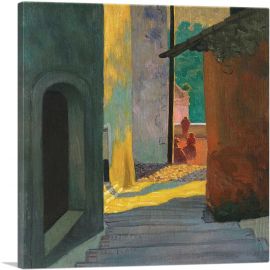 Old Streets Of Cagnes Soleil Couchant 1920